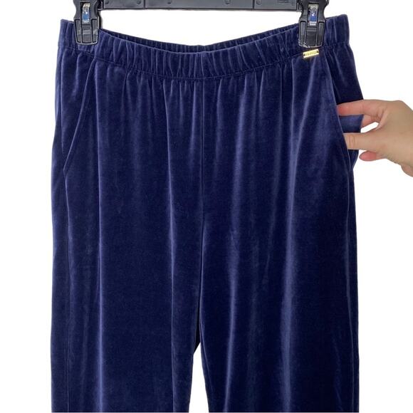 St. John Spa Blue Velvet Sweatpants - Picture 10 of 13